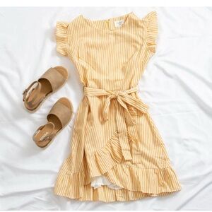 Everly Mustard Striped Dress